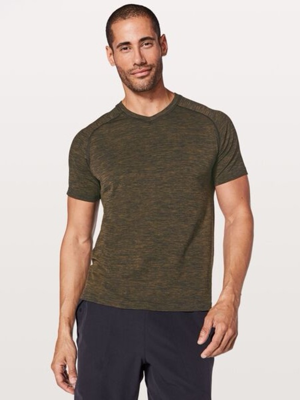Lululemon | Men's Metal Vent Tech Short Sleeve in Deep Meadow/Black